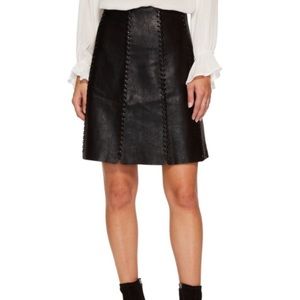 NWT Anthropologie Leather Skirt